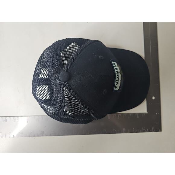 Columbia Mesh Snapback Hat Adult Black Sportswear Outdoor Quick Dry Trucker Cap - Picture 15 of 15